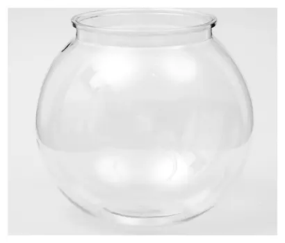 Аквариум круглый пластиковый, 3 литра