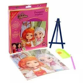 Алмазная мозаика «Царевны», 20×20 см