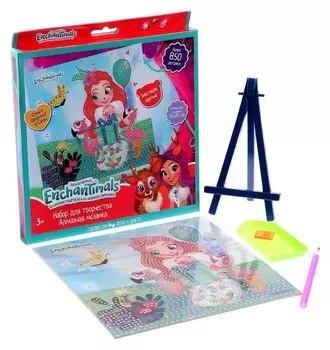 Алмазная мозаика Enchantimals, 20×20 см