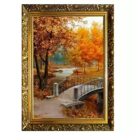 Алмазная мозаика «Краски осени» 29,5×20,5 см, 25 цветов