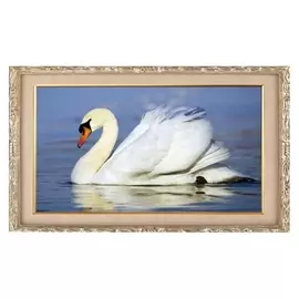 Алмазная мозаика "Лебедь", 18 цветов