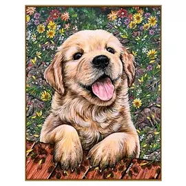 Алмазная мозаика «Лучший друг», 35 цветов