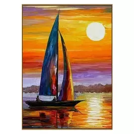 Алмазная мозаика «Под парусом», 19 цветов