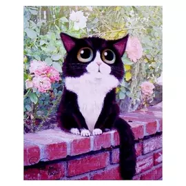 Алмазная мозаика «Попрошайка» 20 × 27 см, 26 цветов