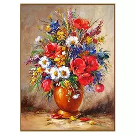 Алмазная мозаика «Весенний букет», 37 цветов