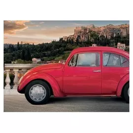 Алмазная вышивка с частичным заполнением "Машина" 15*21 см, холст