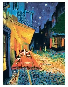 Алмазная вышивка с полным заполнением "Ночная терраса" 30*40 см