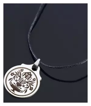 Амулет "Дом полная чаша", (Медля сталь)