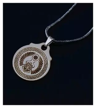 Амулет "Скарабей", (Медля сталь)