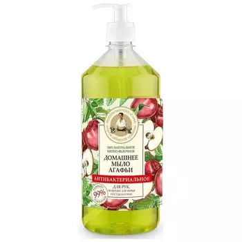 Антибактериальное мыло Агафьи "Мятно-яблочное"