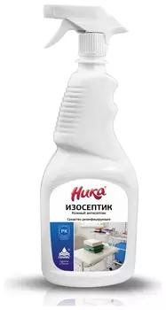 Антисептик кожный дезинфицирующий спиртосодержащий (65%) с распылителем 750 мл ника "Изосептик", готовый раствор