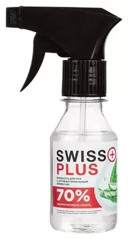 Антисептик кожный Swiss Plus, спиртовой 0,1 л, дозатор-распылитель