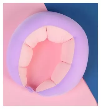 Антистресс-подголовник на застёжке сиреневый