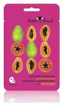 Антивозрастная маска Little Devil с экстрактом папайи