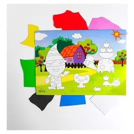 Аппликация 3D "Гномик и компания" из ЕVA