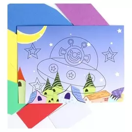 Аппликация 3D «Инопланетянин» из ЕVA