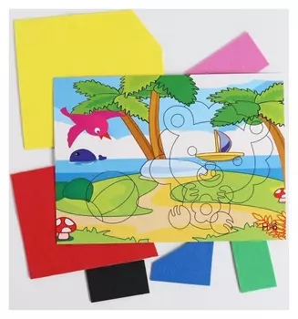 Аппликация 3D «Лев» из ЕVA