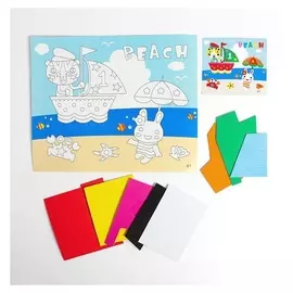 Аппликация 3D "Пляжный отдых" из ЕVA