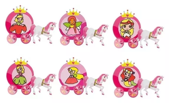 Аппликация "Карета" подставка, стразы