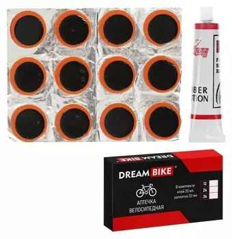 Аптечка велосипедная Dream Bike 12 заплаток