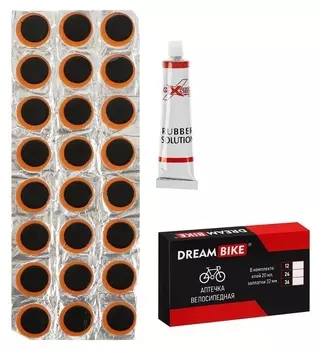Аптечка велосипедная Dream Bike 24 заплаток