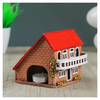 Аромалампа домик «Три пескаря», ручная работа