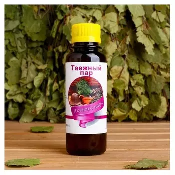 Ароматическая смесь натуральная для бани, ванны таежный пар 100мл