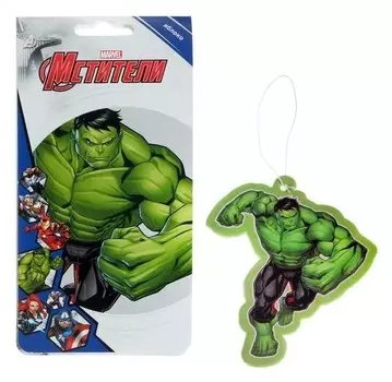 Ароматизатор подвесной Marvel халк, яблоко