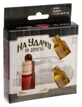 Ароматизатор со сменным блоком: арбуз, ваниль, тутти-фрутти