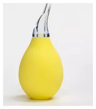 Аспиратор назальный, цвет желтый