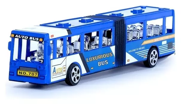 Автобус-гармошка инерционный Городской