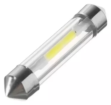 Автолампа светодиодная C5w, 2 сов, 41 мм, 2.5 Вт, свечение белое