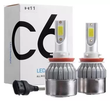 Автолампа светодиодная н8/н9/н11, 36 Вт, 3800 Лм, набор 2 шт