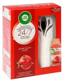 Автоматический освежитель воздуха Airwick комплект дикий гранат 250мл