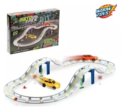 Автотрек «Граффити», работает от батареек, 1 машина, длина трассы 180 см