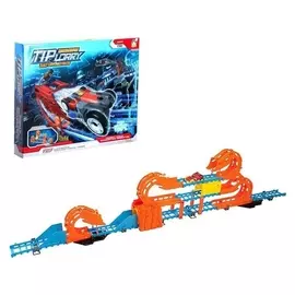 Автотрек «Перевороты», работает от батареек