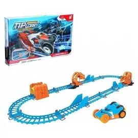 Автотрек «Перевороты», работает от батареек