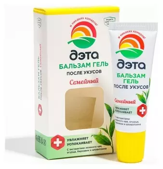 Бальзам-гель после укусов насекомых "Дэта", флакон, 20 мл
