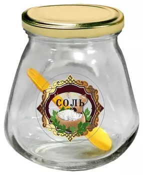 Банка для хранения стекло соль 260мл артикул 626-074