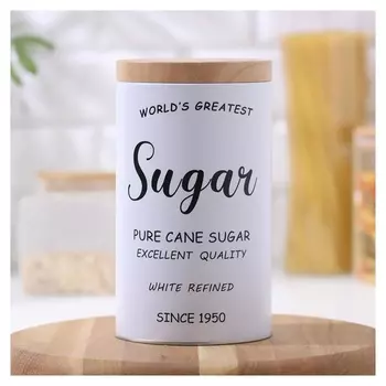 Банка для сыпучих продуктов «Сайнс», 19×10,5 см