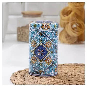 Банка для сыпучих продуктов «Трио восток», 16,8×8,5×8,5 см, 3 секции