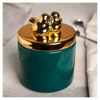 Банка для сыпучих продуктов «Золотое крыло» 11×16 см