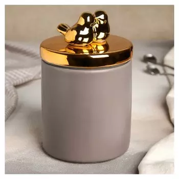 Банка для сыпучих продуктов Золотое крыло, 11×19 см