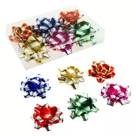 Бант-звезда №7,5 (Набор 6 ШТ) цвета