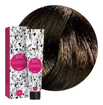 Barex, крем-краска Joc Color 3.05 темный каштан натуральный махагоновый "Горький шоколад", 100мл New