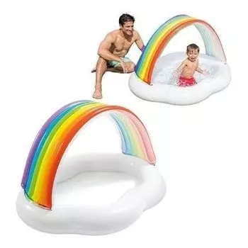 Бассейн надувной Радуга-облако