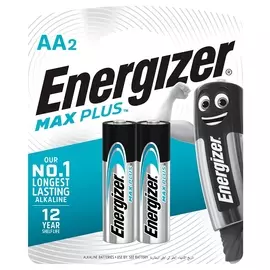 Батарейка Energizer MAX Plus Lr6/e91 алкалиновые, 2 шт блистер