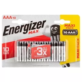 Батарейки Energizer Max ааа/e92 бл/10шт