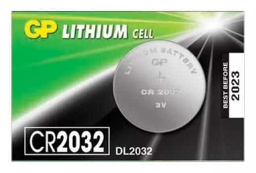 Батарейки GP Cr2032, 3V, литий