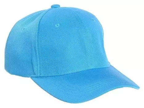 Бейсболка, цвет голубой, размер 56-58